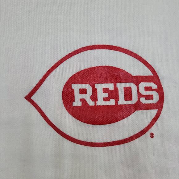Vintage 80s Cincinnati Red Ringer Shirt XS/S 18x26 Baseball - Picture 10 of 16